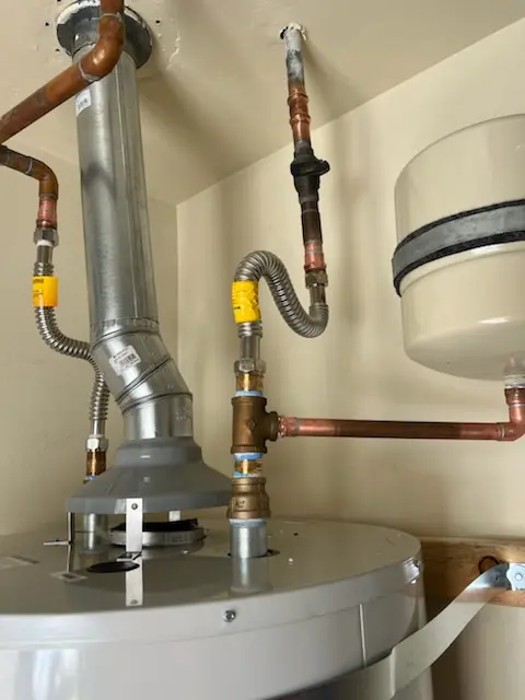 Water heater installation and plumbing repair in Oldham Village